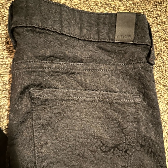 Vince black lace pant with stretch - Picture 2 of 4